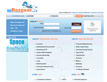 Tablet Screenshot of berozgaar.com